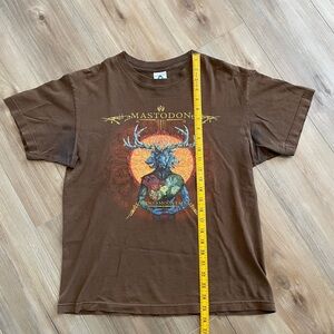 Brown Mastodon Graphic T-Shirt